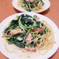 マキティmama⭐'s cooksnap of when they made 凄★サーモン＆ほうれん草のクリームパスタ.