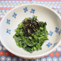 バカリャウ's cooksnap of when they made わさび風味☆つるむらさきの美味しい和え物.