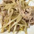 ココアLoveママ's cooksnap of when they made 炒めて3分♪豚バラともやしのバタポン炒め.