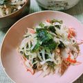 かわゆう1211's cooksnap of when they made 豆もやしとわかめとカニかまのナムル♫♪.