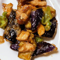 クック6OICVF☆'s cooksnap of when they made 秋ナスと鶏のささみで甘辛炒め.