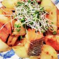 うさぴー☆☆'s cooksnap of when they made 鮭とじゃがいものガーリックバター炒め.