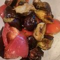 ふる～つ's cooksnap of when they made 焼き茄子とトマトのイタリアンサラダ.