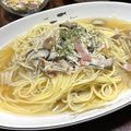 クック艦長！'s cooksnap of when they made きのこのスープパスタ.