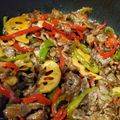 コケもも's cooksnap of when they made カラダに良い！蓮根と牛肉の黒酢炒め♪.