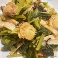 みなぴっぴ☆'s cooksnap of when they made 小松菜とホタテの炒め物.