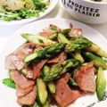 クックE662AA☆'s cooksnap of when they made アスパラとハムのオリーブオイル炒め.