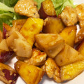 やつはしひじり's cooksnap of when they made 鶏肉とさつまいもと蓮根の黒酢炒め.