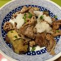 こっぷぽ～ん's cooksnap of when they made なすと豚肉のマヨポン炒めさっぱりおろし♪.