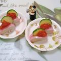 みかかめ's cooksnap of when they made ♪かまぼこのきゅうりに筋子はさみ♪.