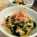 かなぽん☆☆'s cooksnap of when they made わかめとえのきのお浸し【作り置き】.