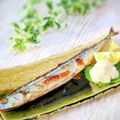 Satoco❋'s cooksnap of when they made さんまの塩焼き！美味しく食べよう。.
