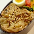 __おもち's cooksnap of when they made 丼やお弁当に♪豚バラとえのきの甘辛炒め.