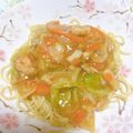 天然ママ♫'s cooksnap of when they made 小樽のソウルフード！海鮮あんかけ焼きそば.