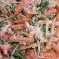 はるくん１'s cooksnap of when they made レンジで簡単。水菜と人参の爽やかサラダ.