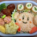 あんぽんタソ's cooksnap of when they made 星のカービィのキャラ弁.