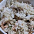 牧丸まきこ's cooksnap of when they made ローズマリー香るサーモンの洋風混ぜごはん.