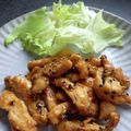 TYSK's cooksnap of when they made 鶏胸肉の胡麻てりスティック。.