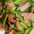 ★すずたま★'s cooksnap of when they made シカクマメとベーコンのバター醤油炒め.