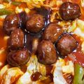 さんちゃん（╹◡╹）'s cooksnap of when they made キャベツと肉だんごのトマト煮込み.