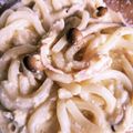ななななぴ's cooksnap of when they made ☆超簡単!レンジで冷凍うどんカルボナーラ.