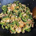 クックMW96EM☆'s cooksnap of when they made ゴーヤ豚キムチ.