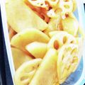 ゆかくま★'s cooksnap of when they made 蓮根とじゃがいもバター醤油☆薄切りVer.