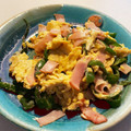 クック2UOE4J☆'s cooksnap of when they made *簡単♬ハムとピーマンの卵炒め*.