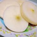 アヒる子's cooksnap of when they made 朝のフルーツ　11月　蜜入り林檎の輪切り.