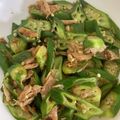 クック4OLPES☆'s cooksnap of when they made あと一品！オクラとツナのごま油炒め☆.