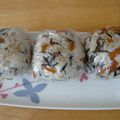 かばおとうさこ's cooksnap of when they made 残り物で立派な一品★うめひじきおにぎり★.