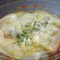 TYSK's cooksnap of when they made アツアツ！おまけに時短！な白菜グラタン.