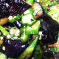 クックEGIVJ7☆'s cooksnap of when they made 茄子とオクラ炒め.