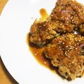 ジェラードンドン's cooksnap of when they made 鶏ひき肉とえのきの甘辛つくね.