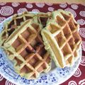ふんわりしょこら's cooksnap of when they made ワッフル☆抹茶金時.