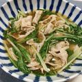 ☆のん☆☆'s cooksnap of when they made 水菜と豚肉のあっさり煮.