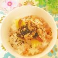 hikarin♪'s cooksnap of when they made 簡単炊飯器でホクホクさつま芋ご飯お肉入り.