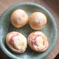 みるく茶's cooksnap of when they made ハムマヨチーズ♪調理パン.