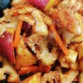 ぴゃるか's cooksnap of when they made 鶏×さつまいも×れんこんの甘酢炒め.
