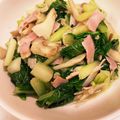 なーなちゃん's cooksnap of when they made 小松菜と舞茸とベーコンの簡単炒め.