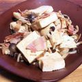 ゆゆゆぱっと's cooksnap of when they made 木綿豆腐･きのこ･ベーコンバター醤油焼き.