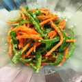 たかともしゃん's cooksnap of when they made 【簡単副菜】ピーマンと人参のごま和え.