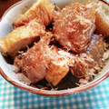 お山のエイ's cooksnap of when they made こんにゃくと厚揚げのおかか味噌炒め.