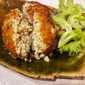 MizuhoBank's cooksnap of when they made かにかまブロッコリー豆腐クリームコロッケ.