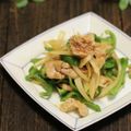 まろんかふぇ's cooksnap of when they made 楽うま♡豚バラとピーマンの甘辛みそ炒め.
