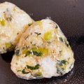 Aカエルくん's cooksnap of when they made 小松菜としらすのおにぎり.