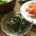 フジぽん's cooksnap of when they made モロヘイヤ&オクラ☆梅和え.
