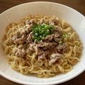 お塩と砂糖's cooksnap of when they made レンジで！なんちゃって汁なし担々麺.