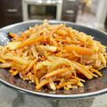Superlittleboo's cooksnap of when they made 簡単一品＊大根のきんぴら.