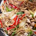 Utaujinsei's cooksnap of when they made 豚コマ肉ともやしの甜麺醤中華炒め.
